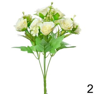 Kytica ruží ŽLTÁ 30cm 207653ZL - Umelé kvety