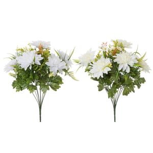 Kytica dahlia smotanová 48 cm 1000856 - Umelé kvety
