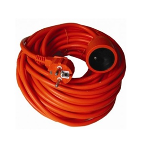 Emos 1 zásuvka 30m spojka oranžový - Predlžovací kábel