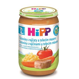 HiPP BIO Cestoviny s rajčinami a teľacím mäsom od 12. mesiaca, 220 g CZ6833-01