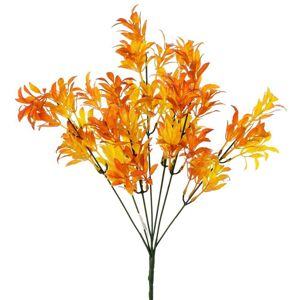 Zápich mini lískty oranžové 42cm 1301027 - Umelé kvety