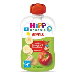 HiPP HiPPiS BIO Jablko, banán a Baby sušienky 100 g, 4m+ AL8508-U