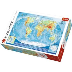 Trefl Trefl Puzzle 4000 dielikov Veľká mapa sveta 45007