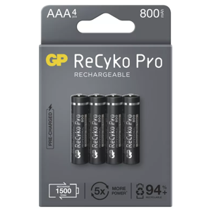 GP ReCyko Pro Professional HR03 (AAA) 800mAh 4ks - Nabíjacie batérie