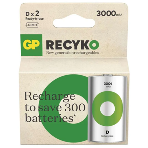 GP ReCyko HR20 (D) 3000mAh 2ks B2543 - Nabíjacie batérie