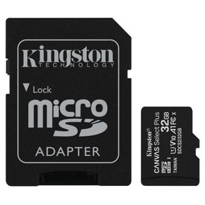 Kingston Canvas Select Plus MicroSDHC 32GB Class 10 (r100MB,w10MB) SDCS2/32GB