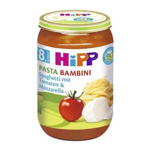 HiPP BIO Pasta Bambini - Rajčin so špagetami a mozarellou 220 g CZ6400-01