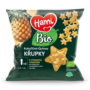 HAMI BIO Chrumky kukuričné-quinoa s výborným ananásom 20 g, 12+ 176454