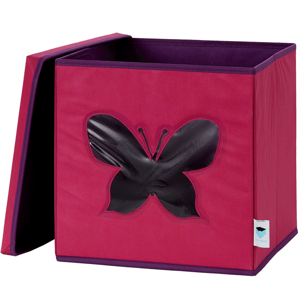 LOVE IT STORE IT Úložný box na hračky s krytom a okienkom - motýľ LI-670308 - Box na hračky