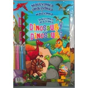 FONI-BOOK Maľovanka s aktivitami Dinosaury 941179 - Kniha