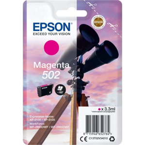 Epson 502 magenta XP-5100 3.3ml C13T02V34010