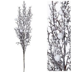 Konár osnežený + plody 50cm 8401278 - Umelý kvet vianočný