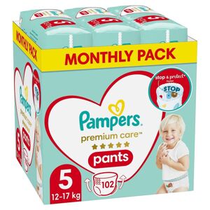 PAMPERS Premium Care Nohavičky plienkové veľ. 5 (12-17 kg) 102 ks 8006540490976
